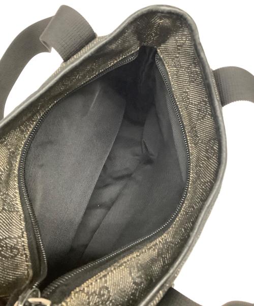 GUCCI（グッチ）GUCCI (グッチ) GUCCI　ブラック×ベージュ　ハンドバッグ ブラック×ベージュの古着・服飾アイテム
