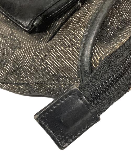 GUCCI（グッチ）GUCCI (グッチ) GUCCI　ブラック×ベージュ　ハンドバッグ ブラック×ベージュの古着・服飾アイテム