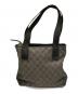 GUCCI (グッチ) GUCCI　ブラック×ベージュ　ハンドバッグ ブラック×ベージュ：10000円
