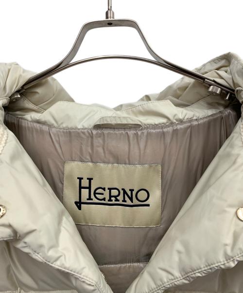 HERNO（ヘルノ）HERNO (ヘルノ) HERNO アイボリー ダウンジャケット アイボリー サイズ:SIZE 42の古着・服飾アイテム