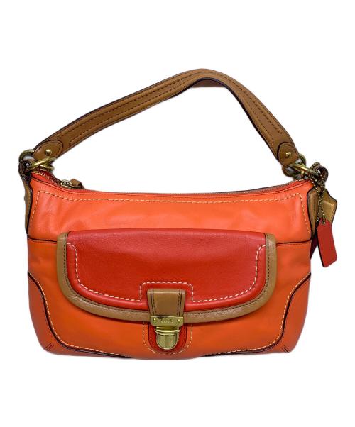 COACH（コーチ）COACH (コーチ) COACH　オレンジ　2WAYバッグ オレンジの古着・服飾アイテム