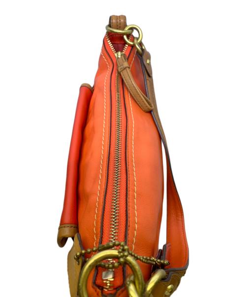 COACH（コーチ）COACH (コーチ) COACH　オレンジ　2WAYバッグ オレンジの古着・服飾アイテム