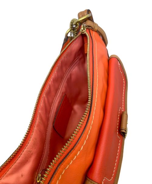 COACH（コーチ）COACH (コーチ) COACH　オレンジ　2WAYバッグ オレンジの古着・服飾アイテム