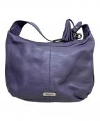 COACHコーチ）の古着「COACH　ネイビー　ワンショルダーバッグ」｜ネイビー