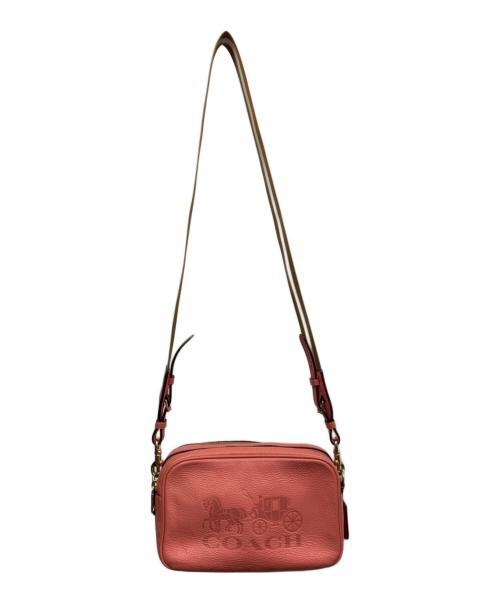 COACH（コーチ）COACH (コーチ) ホースアンドキャリッジ　ショルダーバッグ ピンクの古着・服飾アイテム