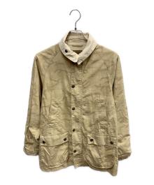 Barbour（バブアー）の古着「Barbour ベージュ カモフラージュ柄 フビデイル ーデッドジャケット」｜ベージュ