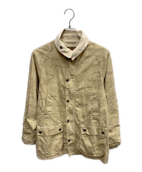 Barbour（バブアー）Barbour (バブアー) Barbour ベージュ カモフラージュ柄 フビデイル ーデッドジャケット ベージュ サイズ:SIZE Lの古着・服飾アイテム