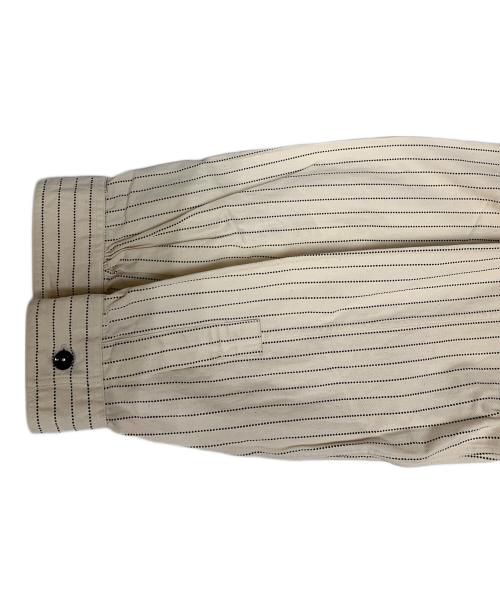SUGAR CANE（シュガーケーン）SUGAR CANE (シュガーケーン) SUGAR CANE　アイボリー　FICTION ROMANCE 8.5oz. WHITE WABASH STRIPE WORK SHIRT　長袖シャツ アイボリー サイズ:SIZE Mの古着・服飾アイテム