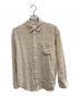 HOPE（ホープ）の古着「HOPE　ベージュ　ROOM SHIRT AIRY VANILLA CHECK　長袖シャツ」｜ベージュ