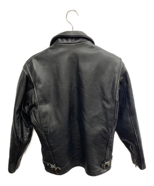 Schott（ショット）Schott (ショット) Schott　ブラック　レザーライダースジャケット ブラック サイズ:SIZE 38の古着・服飾アイテム