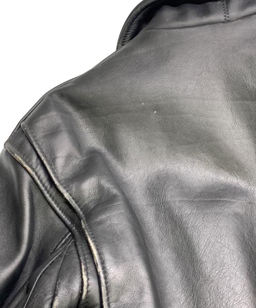 Schott（ショット）Schott (ショット) Schott　ブラック　レザーライダースジャケット ブラック サイズ:SIZE 38の古着・服飾アイテム