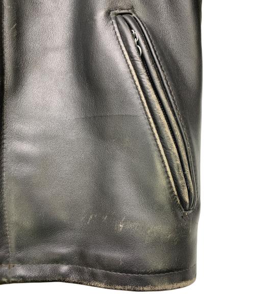 Schott（ショット）Schott (ショット) Schott　ブラック　レザーライダースジャケット ブラック サイズ:SIZE 38の古着・服飾アイテム