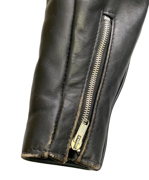 Schott（ショット）Schott (ショット) Schott　ブラック　レザーライダースジャケット ブラック サイズ:SIZE 38の古着・服飾アイテム