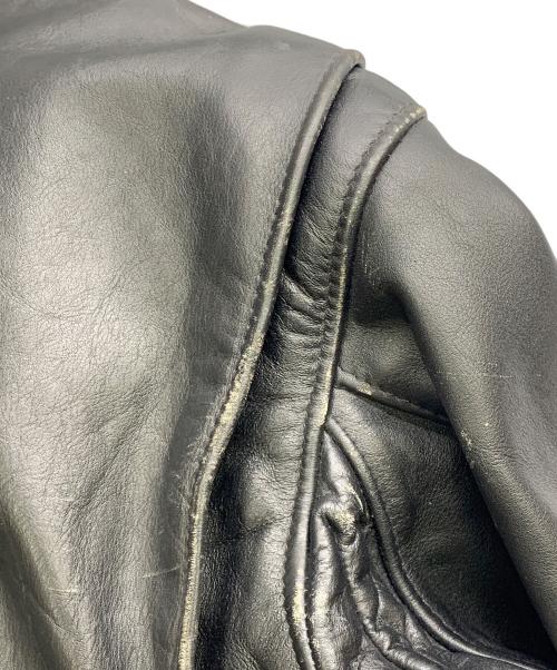 Schott（ショット）Schott (ショット) Schott　ブラック　レザーライダースジャケット ブラック サイズ:SIZE 38の古着・服飾アイテム
