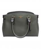 COACHコーチ）の古着「COACH　オリーブ　2WAYショルダーバッグ」｜オリーブ