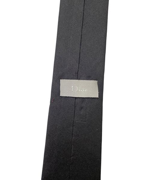DIOR HOMME（ディオール オム）DIOR HOMME (ディオール オム) Dior Homme　	BEE刺繍　ネクタイ ブラック サイズ:-の古着・服飾アイテム