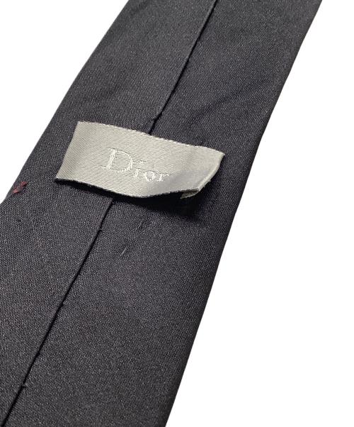 DIOR HOMME（ディオール オム）DIOR HOMME (ディオール オム) Dior Homme　	BEE刺繍　ネクタイ ブラック サイズ:-の古着・服飾アイテム
