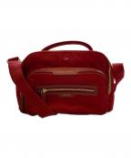 ANYA HINDMARCHアニヤ・ハインドマーチ）の古着「ANYA HINDMARCH　レッド　ショルダーバッグ」｜レッド