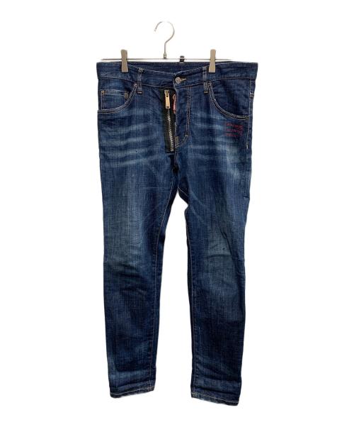 DSQUARED2（ディースクエアード）DSQUARED2 (ディースクエアード) DSQUARED2　ネイビー　デニムパンツ ネイビー サイズ:SIZE 48の古着・服飾アイテム