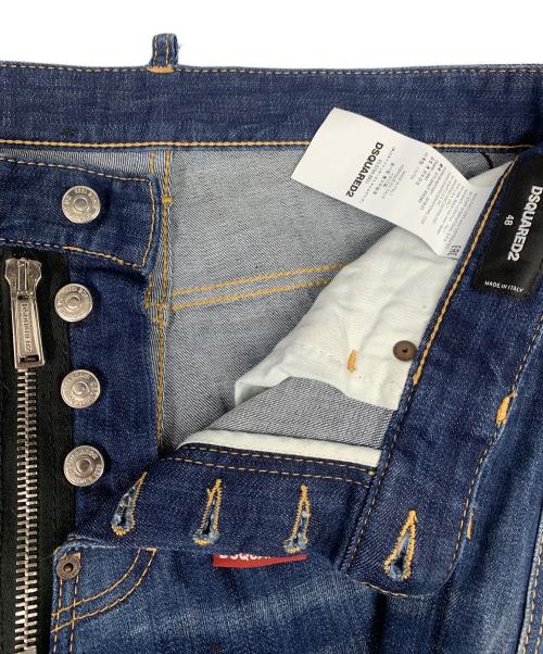 DSQUARED2（ディースクエアード）DSQUARED2 (ディースクエアード) DSQUARED2　ネイビー　デニムパンツ ネイビー サイズ:SIZE 48の古着・服飾アイテム