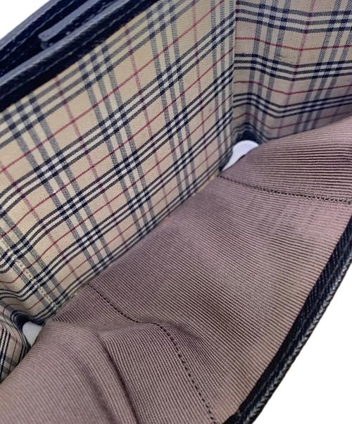BURBERRY（バーバリー）BURBERRY (バーバリー) BURBERRY　ブラック　3つ折り財布 ブラックの古着・服飾アイテム