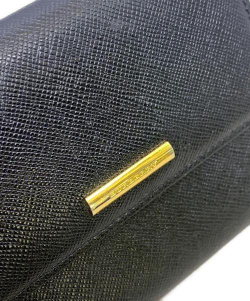 BURBERRY（バーバリー）BURBERRY (バーバリー) BURBERRY　ブラック　3つ折り財布 ブラックの古着・服飾アイテム