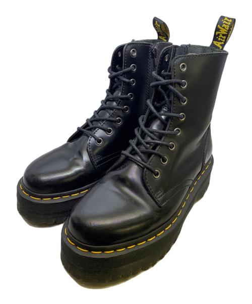 Dr.Martens（ドクターマーチン）Dr.Martens (ドクターマーチン) JADON　8ホールサイドジップブーツ ブラック サイズ:24の古着・服飾アイテム