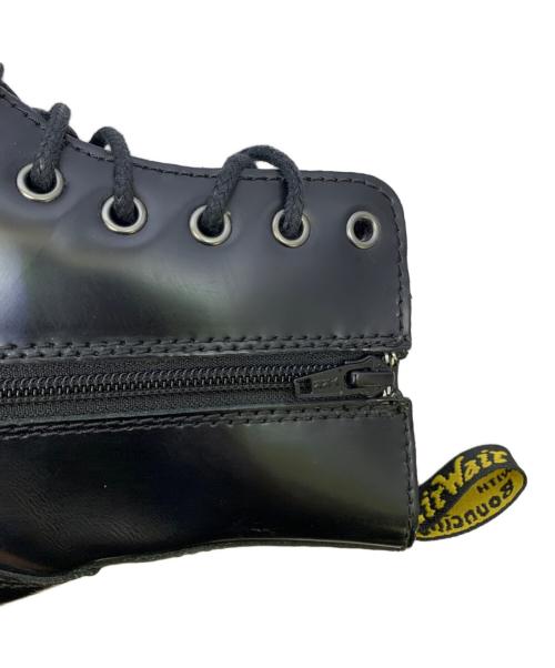 Dr.Martens（ドクターマーチン）Dr.Martens (ドクターマーチン) JADON　8ホールサイドジップブーツ ブラック サイズ:24の古着・服飾アイテム