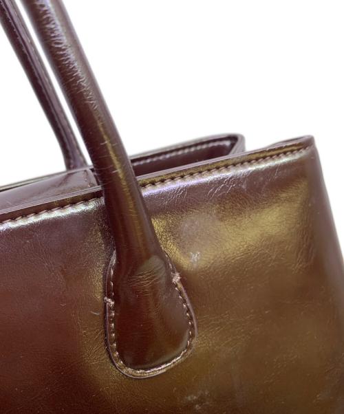 STAND OIL（スタンドオイル）STAND OIL (スタンドオイル) Square Low Bag　ワンショルダーバッグ ブラウンの古着・服飾アイテム