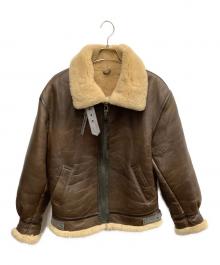 NO BRAND（ノーブランド）の古着「ムートンジャケット　ブラウン　Type B-3」｜ブラウン