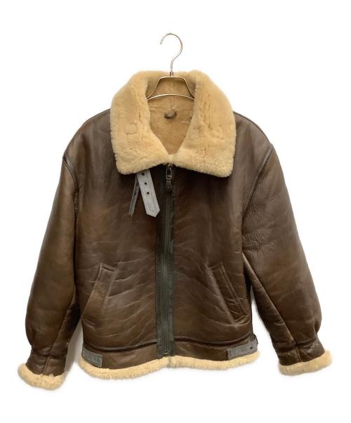 NO BRAND（ノーブランド）NO BRAND (ノーブランド) ムートンジャケット　ブラウン　Type B-3 ブラウン サイズ:SIZE Lの古着・服飾アイテム