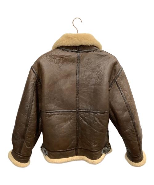 NO BRAND（ノーブランド）NO BRAND (ノーブランド) ムートンジャケット　ブラウン　Type B-3 ブラウン サイズ:SIZE Lの古着・服飾アイテム