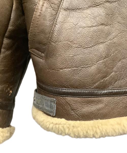NO BRAND（ノーブランド）NO BRAND (ノーブランド) ムートンジャケット　ブラウン　Type B-3 ブラウン サイズ:SIZE Lの古着・服飾アイテム