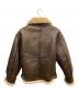NO BRAND (ノーブランド) ムートンジャケット　ブラウン　Type B-3 ブラウン サイズ:SIZE L：10000円