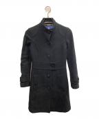 BURBERRY BLUE LABELバーバリー ブルー レーベル）の古着「BURBERRY BLUE LABEL　ブラック　コート」｜ブラック