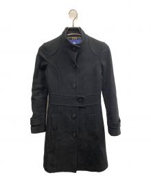 BURBERRY BLUE LABEL（バーバリー ブルー レーベル）の古着「BURBERRY BLUE LABEL　ブラック　コート」｜ブラック
