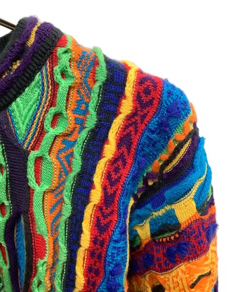 Coogi（クージー）Coogi (クージー) COOGI　マルチカラー　厚手ニット マルチカラー サイズ:SIZE Sの古着・服飾アイテム