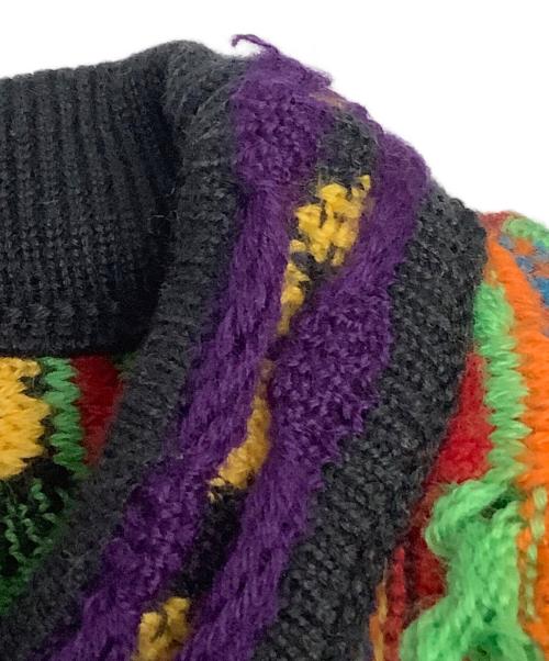 Coogi（クージー）Coogi (クージー) COOGI　マルチカラー　厚手ニット マルチカラー サイズ:SIZE Sの古着・服飾アイテム