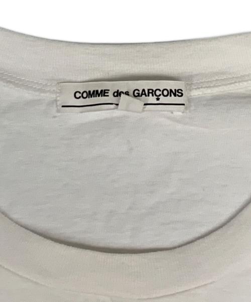 COMME des GARCONS（コムデギャルソン）COMME des GARCONS (コムデギャルソン) COMME des GARCONS　ホワイト　半袖カットソー ホワイト サイズ:SIZE Lの古着・服飾アイテム