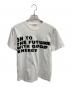 COMME des GARCONS（コムデギャルソン）の古着「COMME des GARCONS　ホワイト　半袖カットソー」｜ホワイト