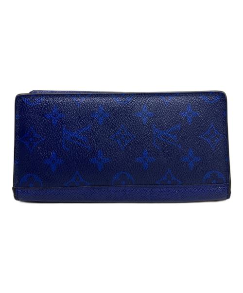 LOUIS VUITTON（ルイ ヴィトン）LOUIS VUITTON (ルイ ヴィトン) タイガラマ　ポルトフォイユ ブラザ　長財布 ブルーの古着・服飾アイテム