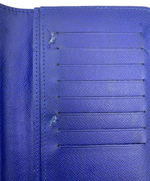 LOUIS VUITTON（ルイ ヴィトン）LOUIS VUITTON (ルイ ヴィトン) タイガラマ　ポルトフォイユ ブラザ　長財布 ブルーの古着・服飾アイテム
