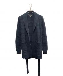 BROOKS BROTHERS（ブルックスブラザーズ）の古着「BROOKS BROTHERS　ネイビー　厚手カーディガン」｜ネイビー