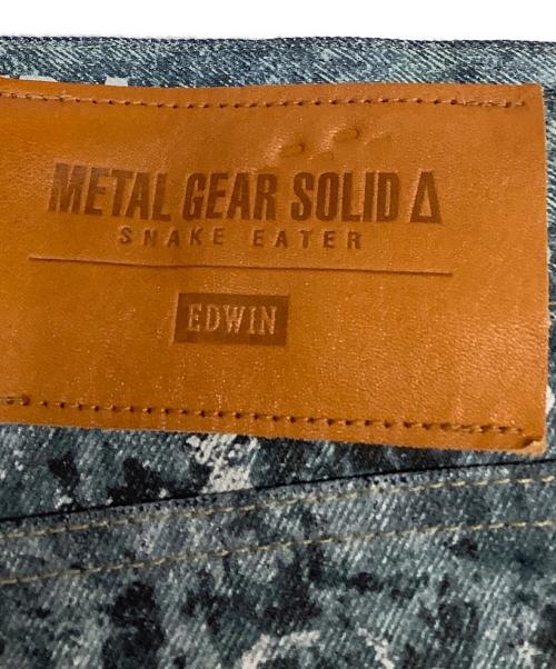 EDWIN（エドウィン）EDWIN (エドウィン) METAL GEAR SOLID (メタルギア ソリッド) EDWIN　METAL GEAR SOLID　メタギアコラボ　デニムパンツ ブルー サイズ:SIZE XLの古着・服飾アイテム