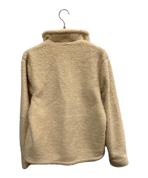 BROOKS BROTHERS（ブルックスブラザーズ）BROOKS BROTHERS (ブルックスブラザーズ) BROOKS BROTHERS　アイボリー　	フリース ハーフジップ モックネックプルオーバー アイボリー サイズ:SIZE Mの古着・服飾アイテム