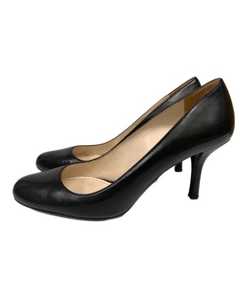 PRADA（プラダ）PRADA (プラダ) ヒールパンプス ブラック サイズ:SIZE 23.5cmの古着・服飾アイテム