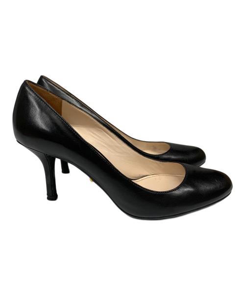 PRADA（プラダ）PRADA (プラダ) ヒールパンプス ブラック サイズ:SIZE 23.5cmの古着・服飾アイテム