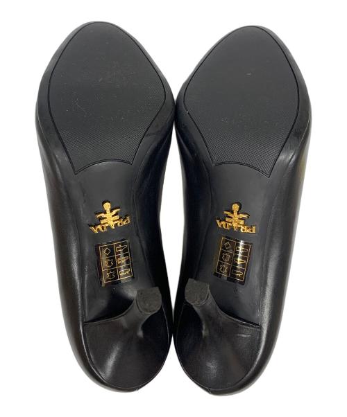 PRADA（プラダ）PRADA (プラダ) ヒールパンプス ブラック サイズ:SIZE 23.5cmの古着・服飾アイテム