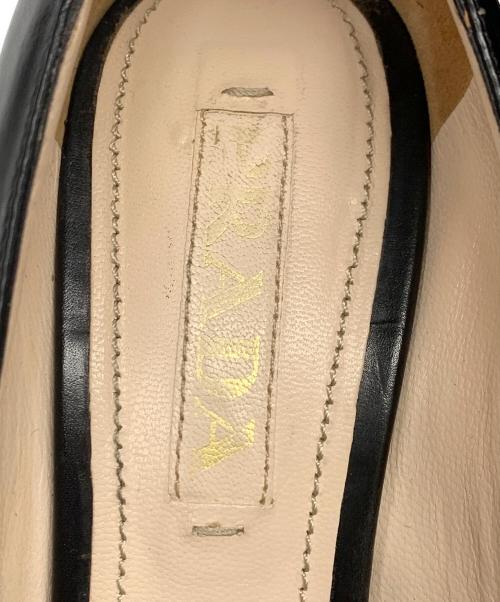 PRADA（プラダ）PRADA (プラダ) ヒールパンプス ブラック サイズ:SIZE 23.5cmの古着・服飾アイテム
