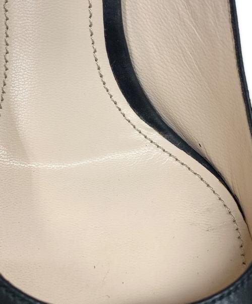PRADA（プラダ）PRADA (プラダ) ヒールパンプス ブラック サイズ:SIZE 23.5cmの古着・服飾アイテム